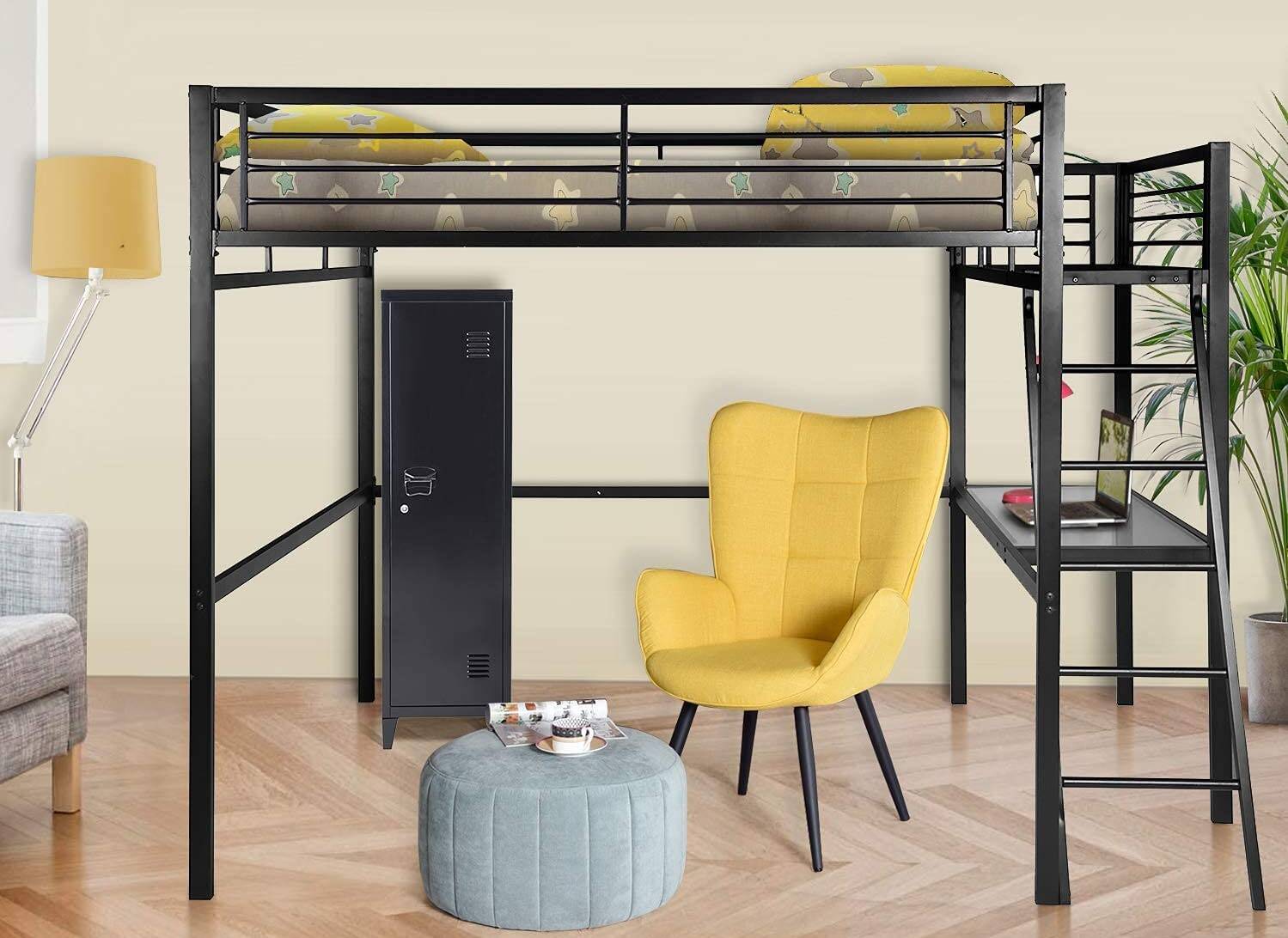 lit mezzanine rangement